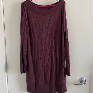 Athleta Studio Barre Sweatshirt Dress